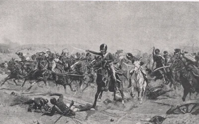 Norman Ramsay a Fuentes de Onoro, 5 maggio 1811, illustrazione da 